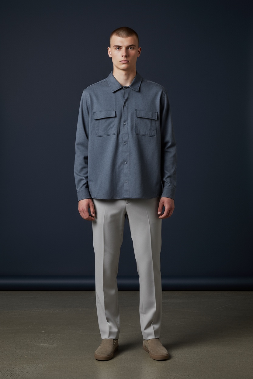 Vyriški marškiniai su kišenėmis