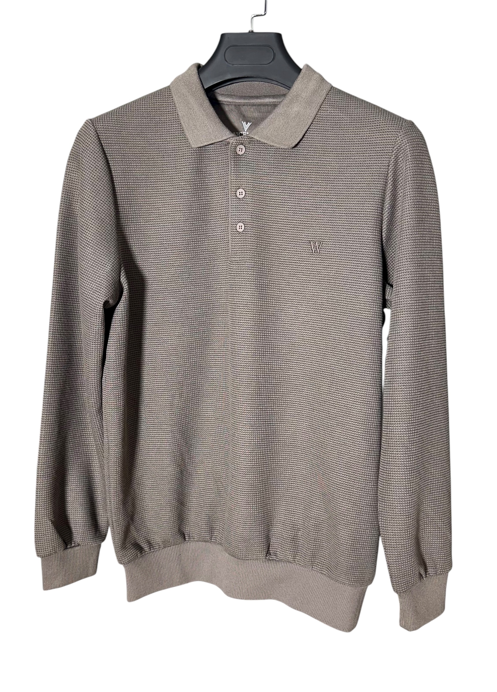 Vyriškas megztiniai polo tipo megztinis