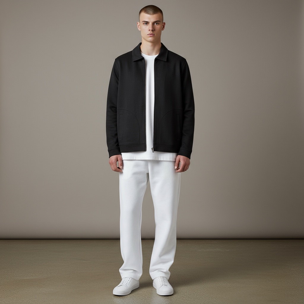 Juodas vyriškas švarkelis