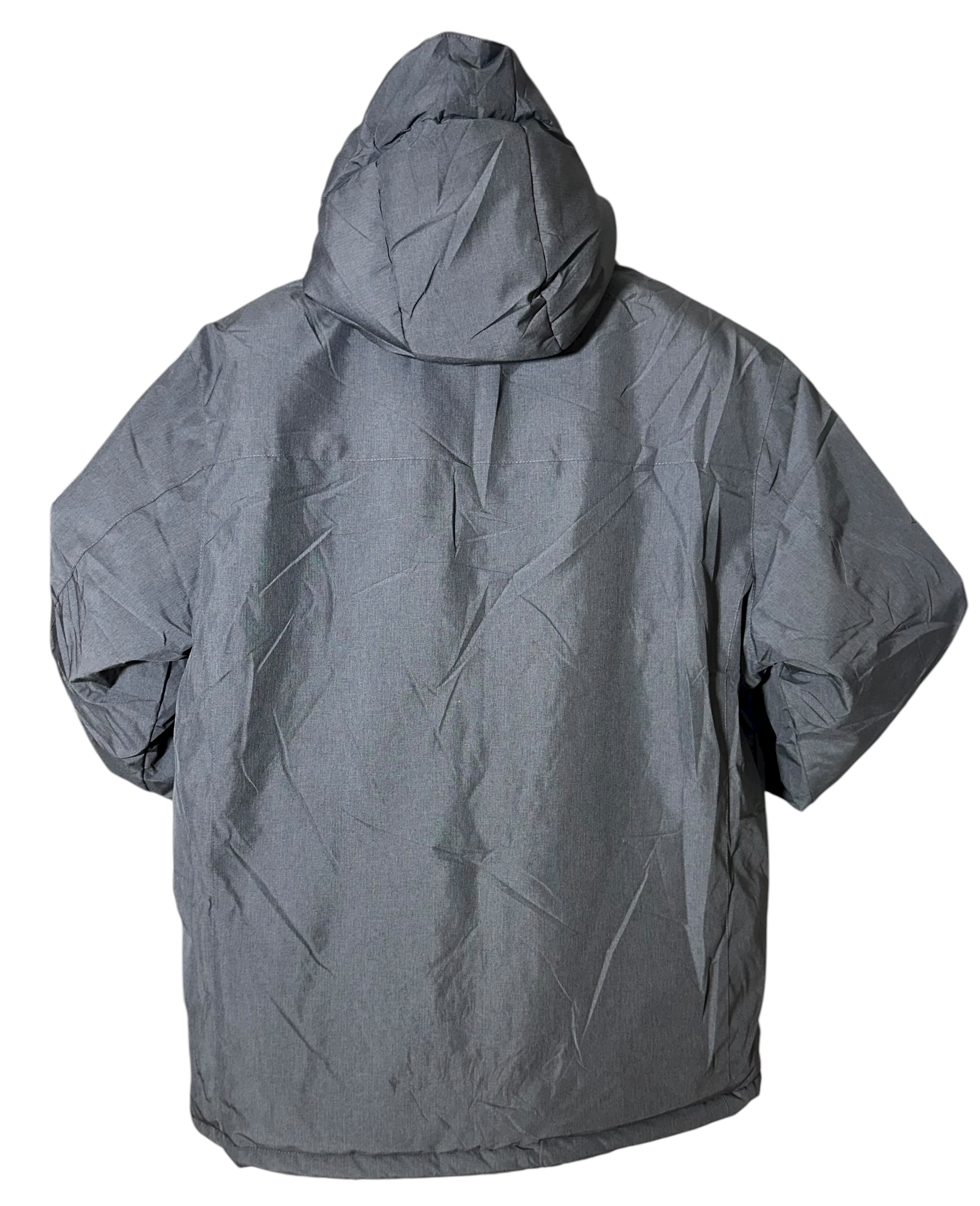 5XL+ H Tamsiai Mėlyna žieminė striukė