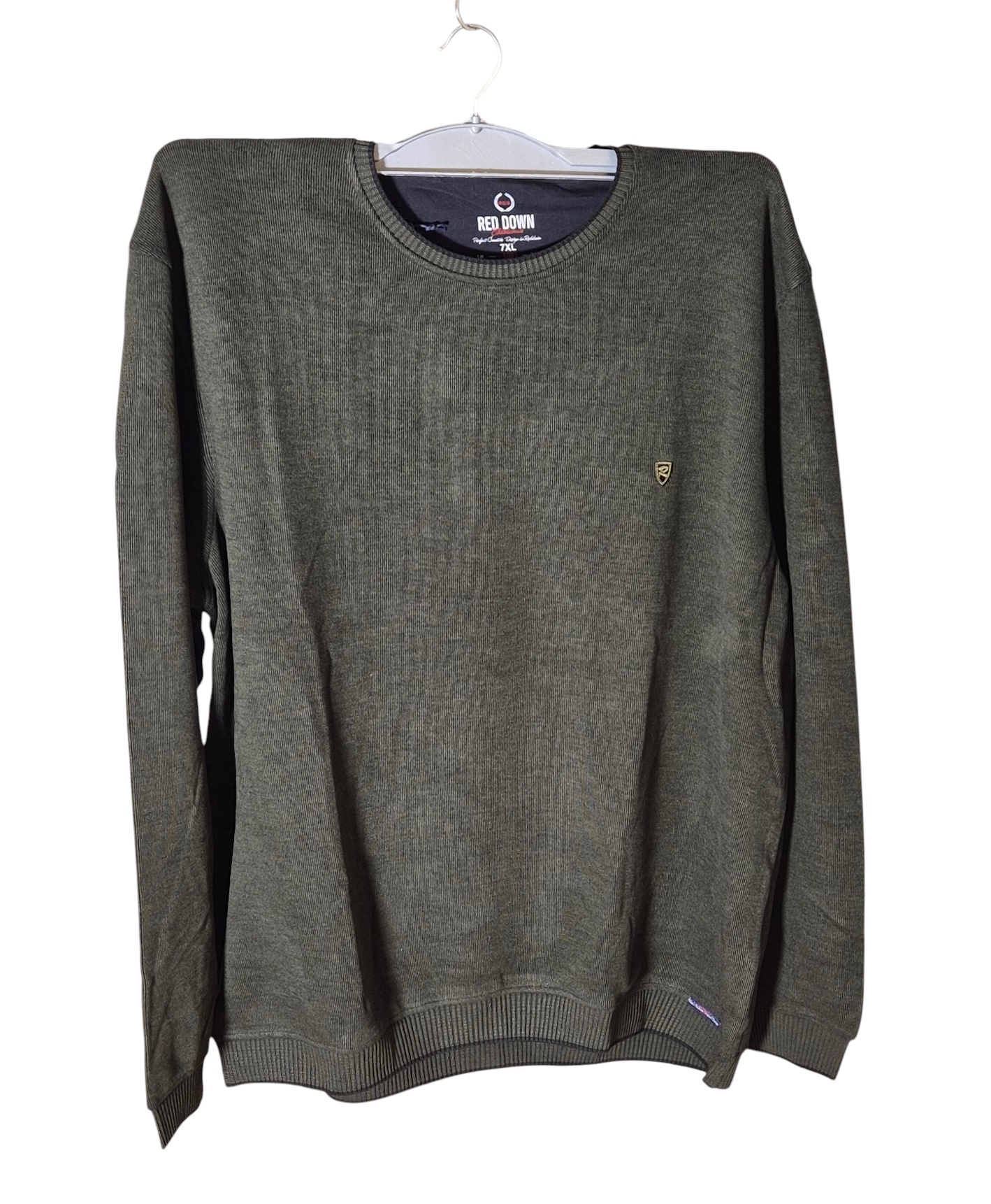 Žalios spalvos megztinis 6-9XL