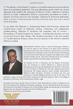 The Ministry of the District: Transformative Objectives for Unified Ministry