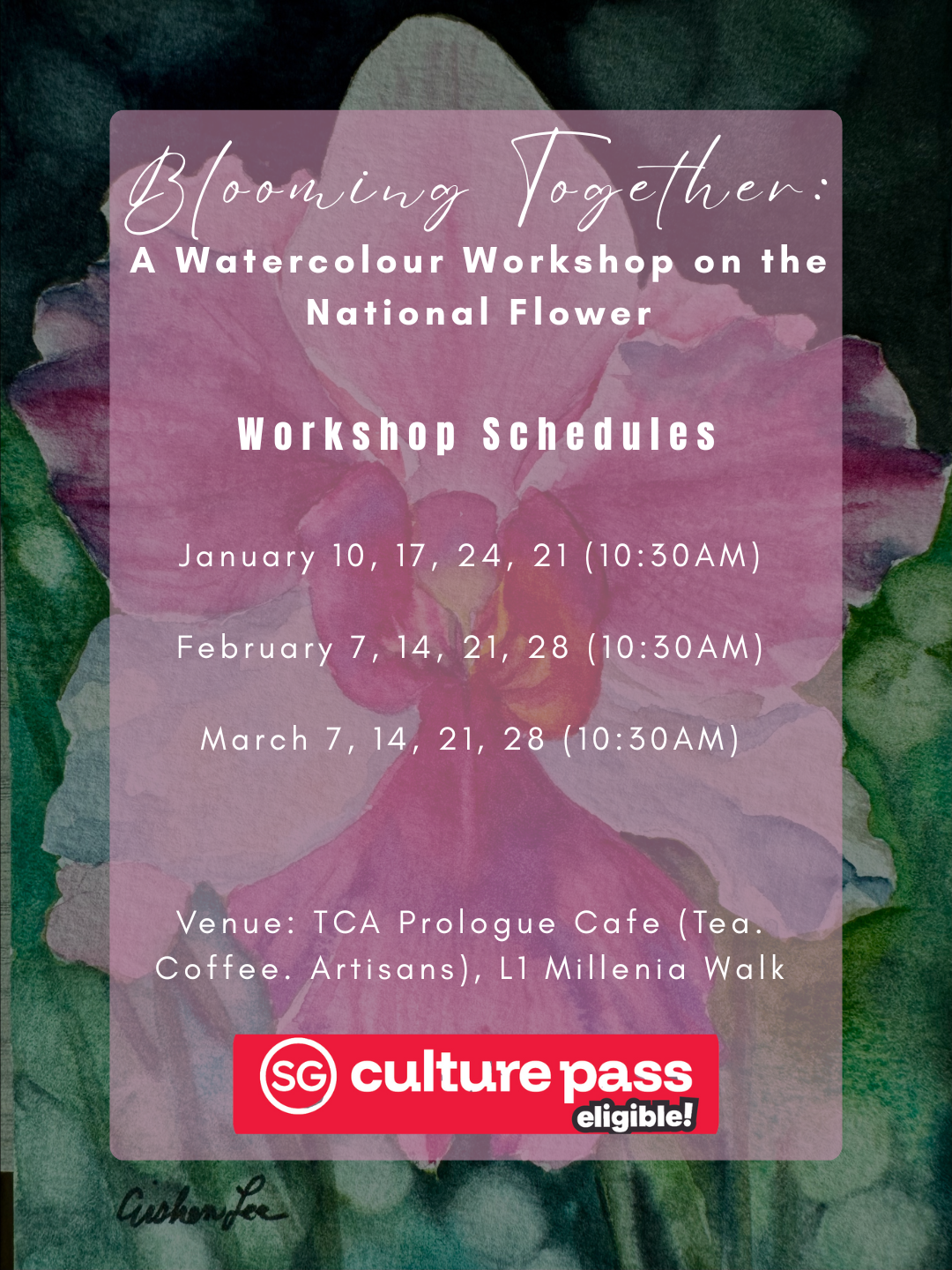 Blooming Together: A Watercolour Workshop on the National Flower