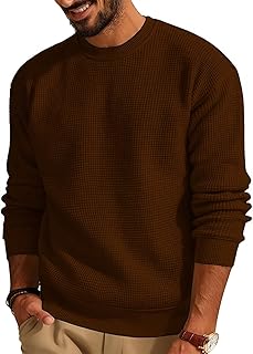 Men's Brown Knit Sweater