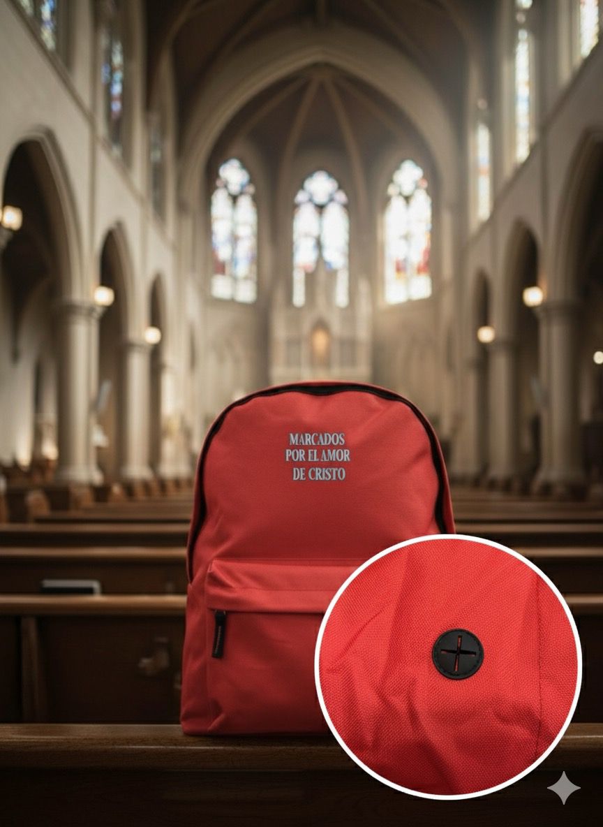 Mochila urbana clasica funcional con pasacables