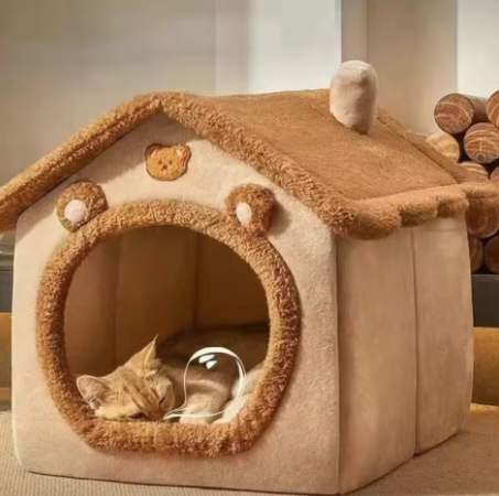 Plush Cat House