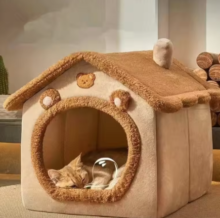 Plush Cat House