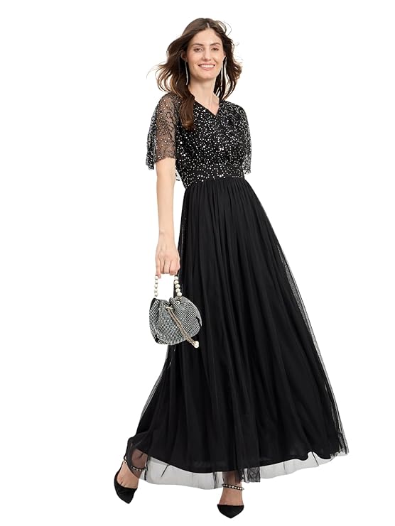 Elegant Black Evening Gown