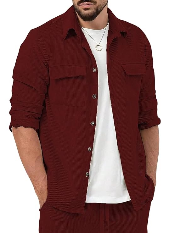 Men's Corduroy Shirt Jacket
