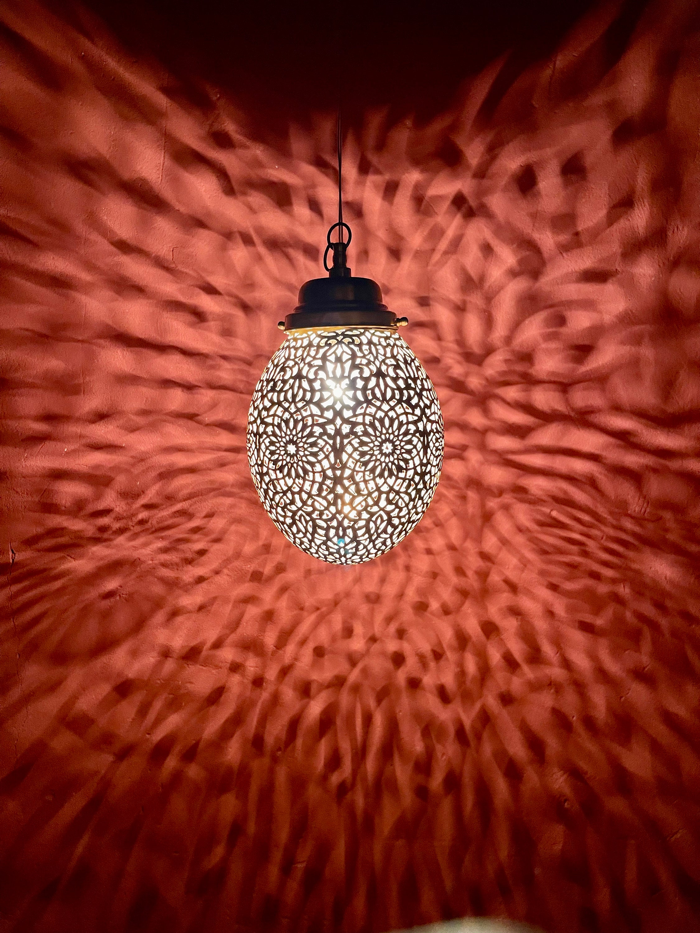 Pendant Light Brass Handmade Pendant light, Moroccan Brass Pendant Light Fixtures, Pendant Lighting, Simple Moroccan ceiling lamp