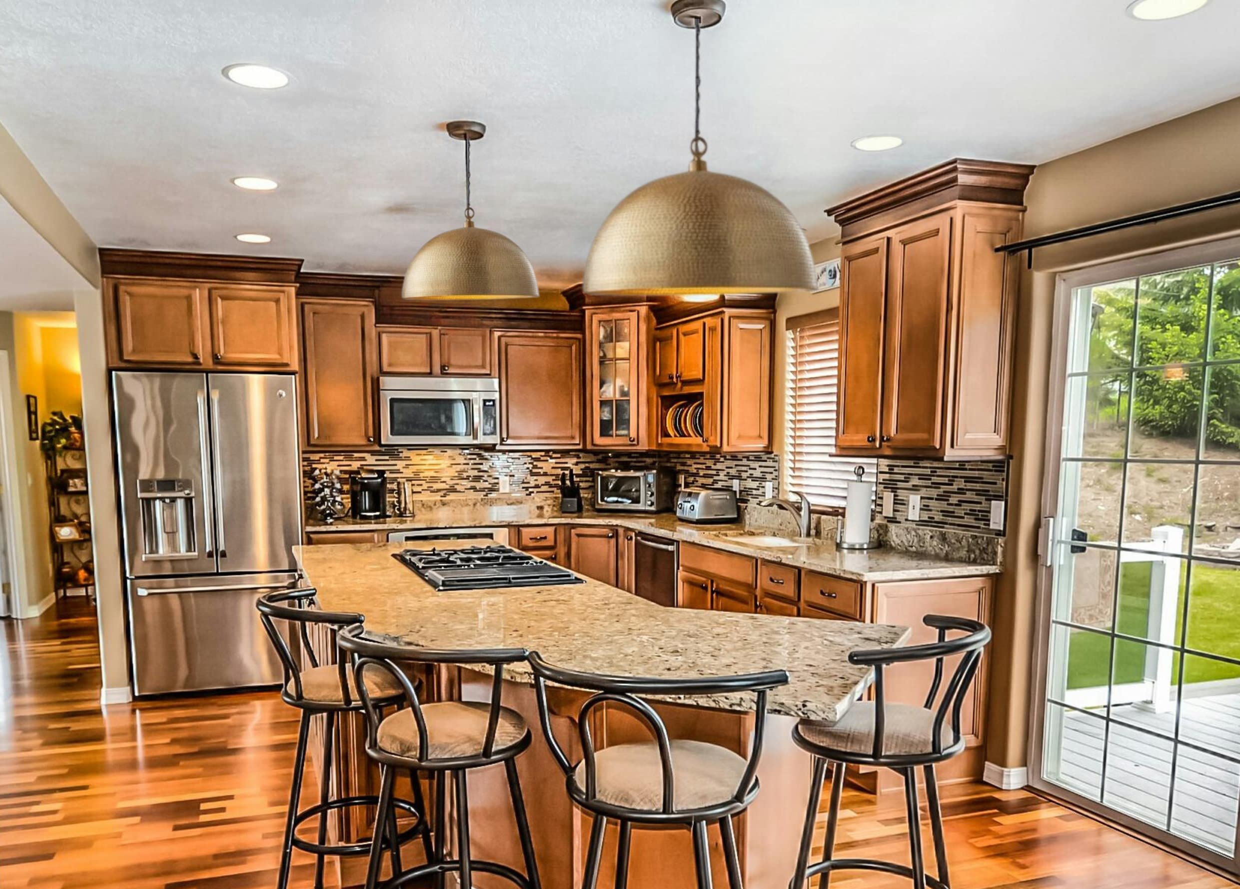 SET OF 2 Hammered Brass Dome Light Fixtures, Kitchen Island Pendant Lights,Pendant Lights with a hammered surface details