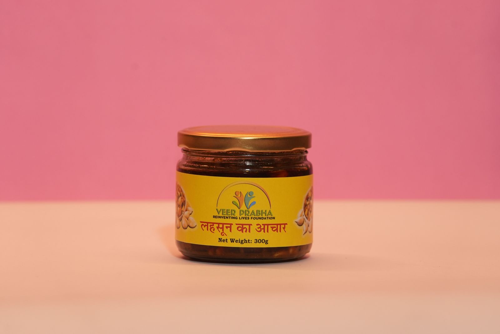 Pure Organic Garlic Pickle 300g