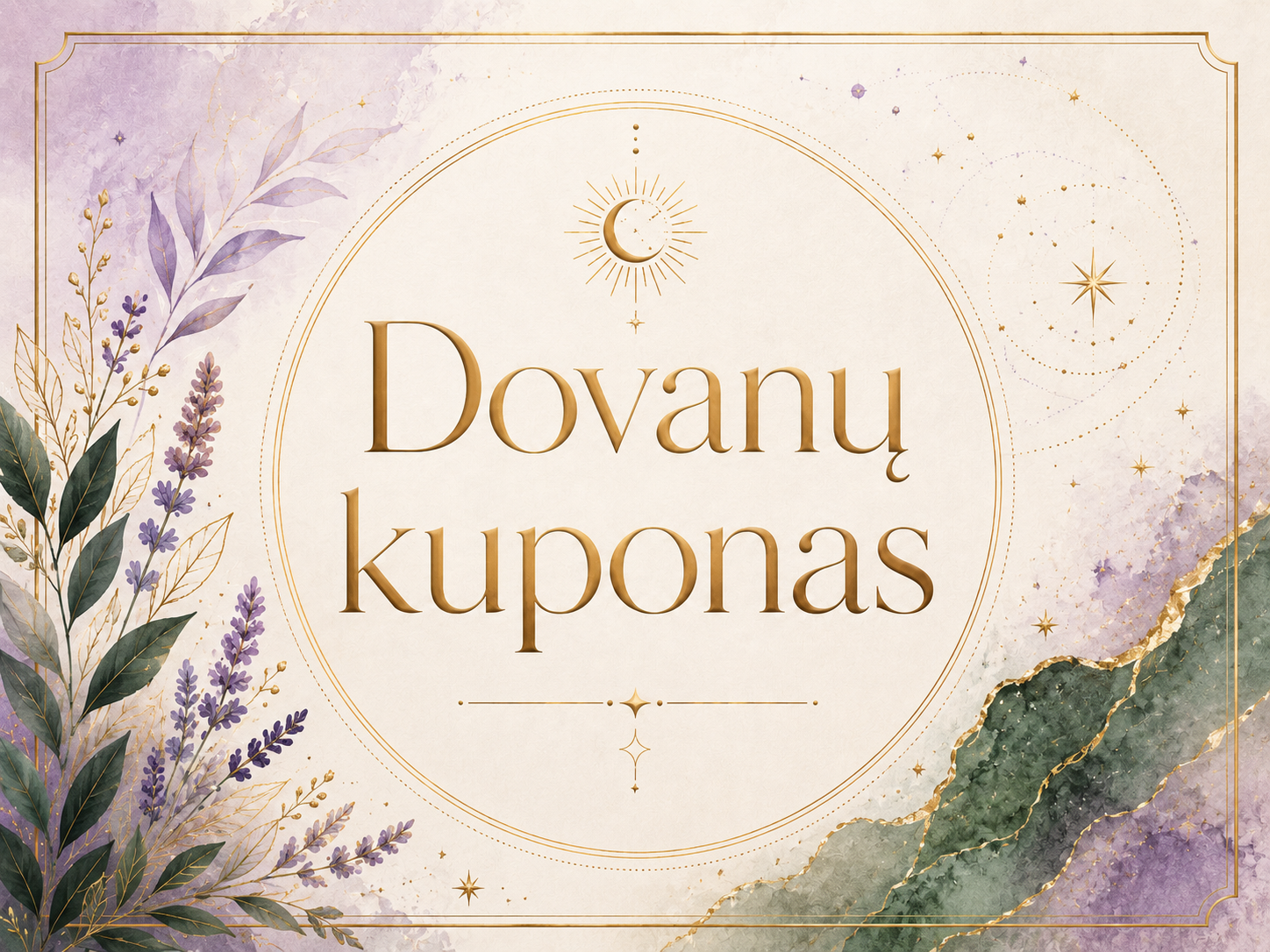 Dovanų kortelė paslaugai