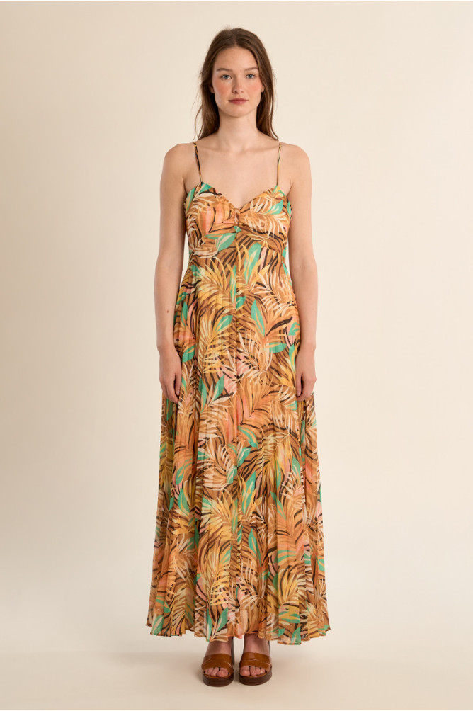 Vestido largo tropical