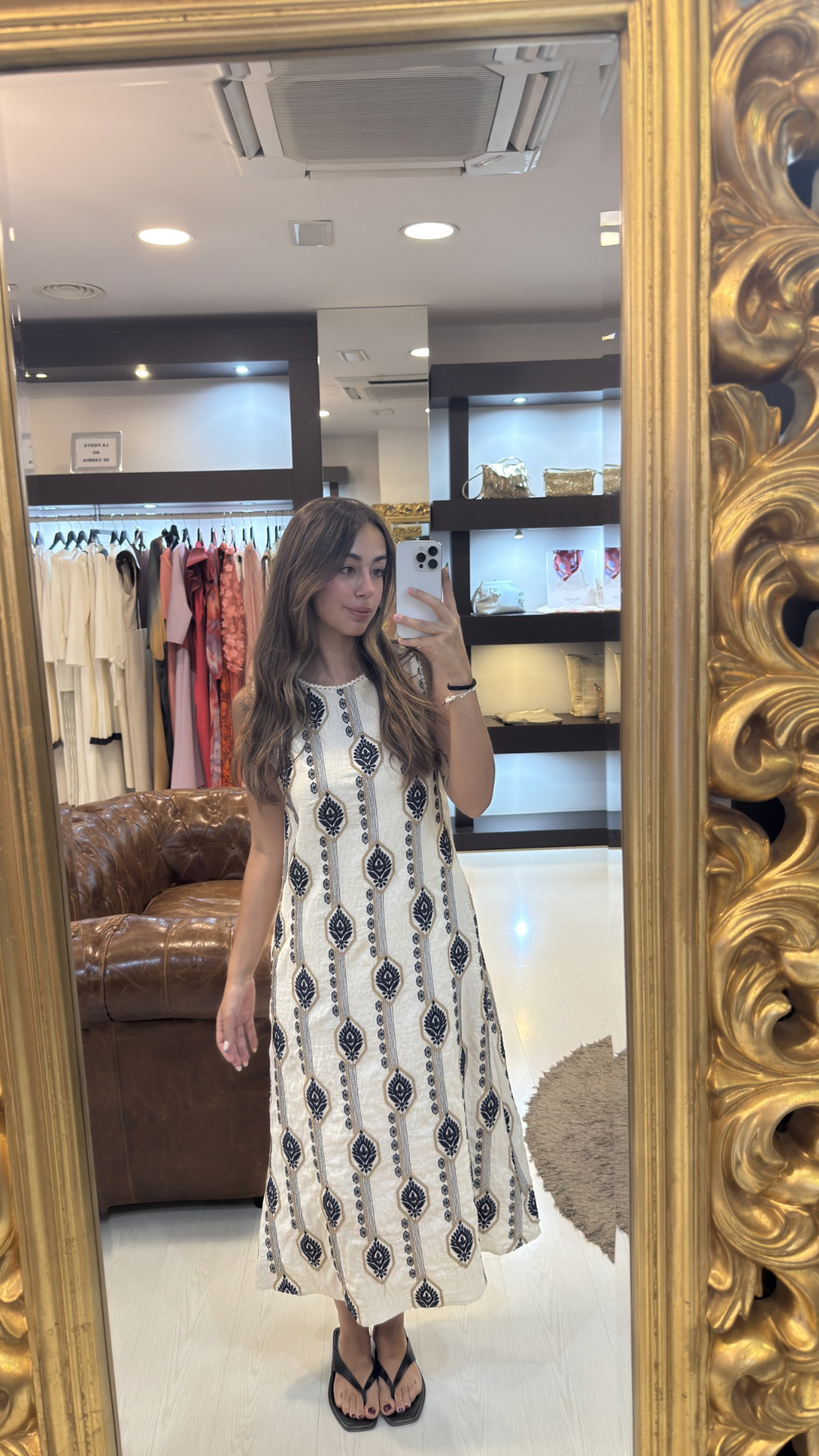 Vestido largo étnico