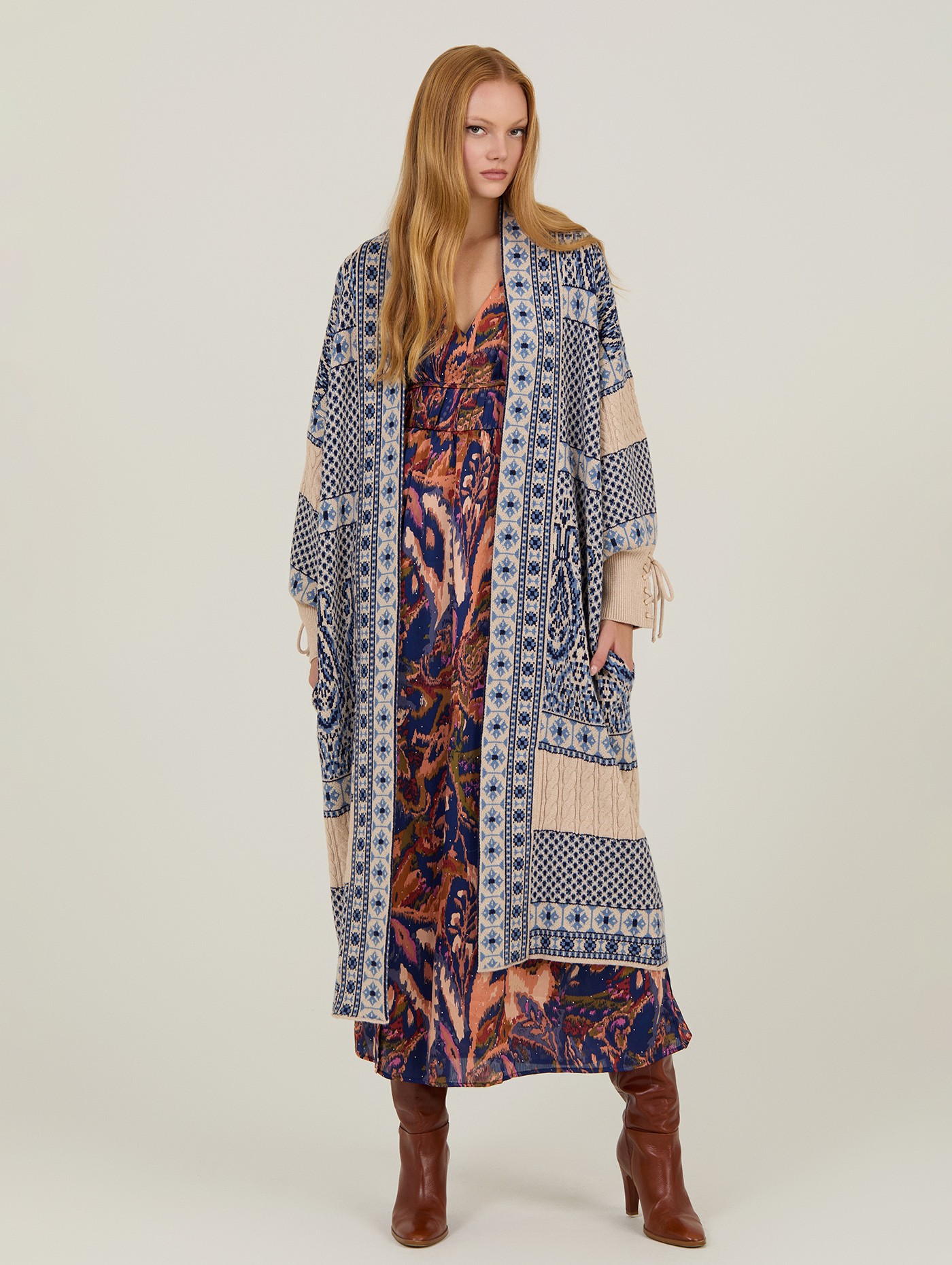 Kimono estampado bohemio