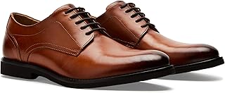 Men's brown leather dress shoes