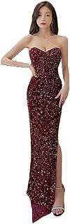 Elegant Sequin Evening Gown