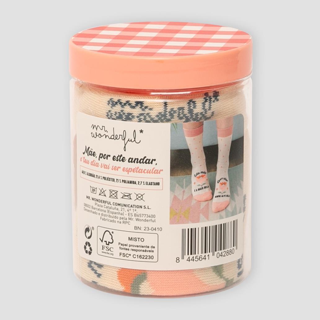 Meias 35-38 - Esta mãe é a mais bela, quero estar sempre ao pé dela