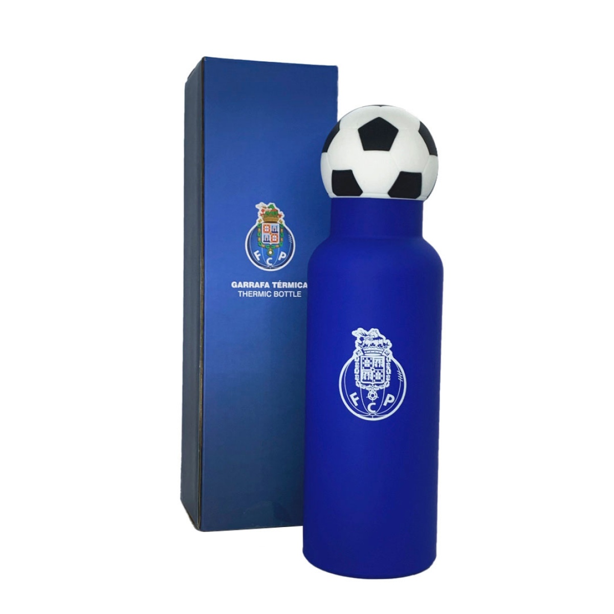 Garrafa Térmica de Aço Inoxidável com Tampa de Bola Porto