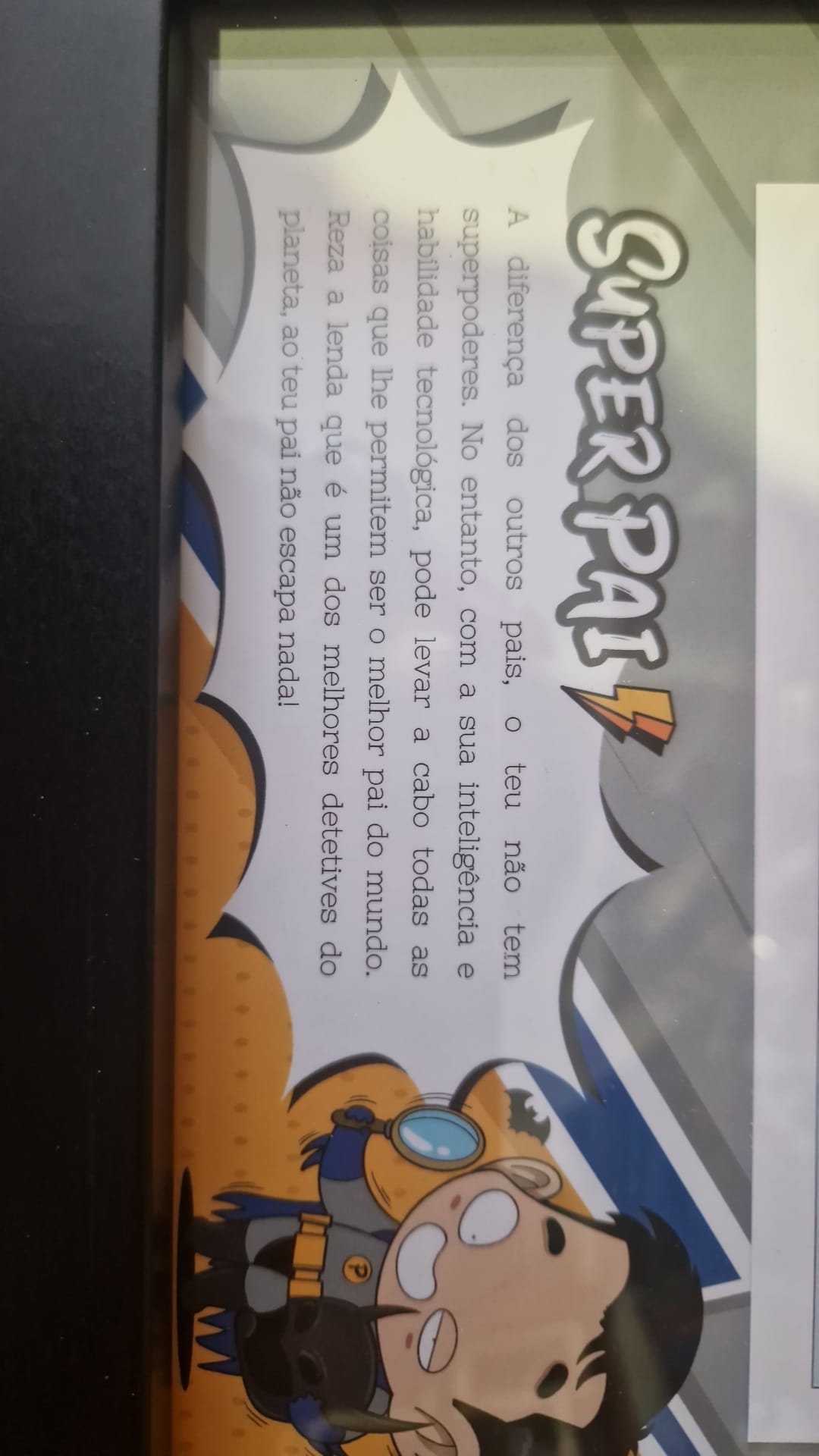 Porta Fotos "Super Pai"