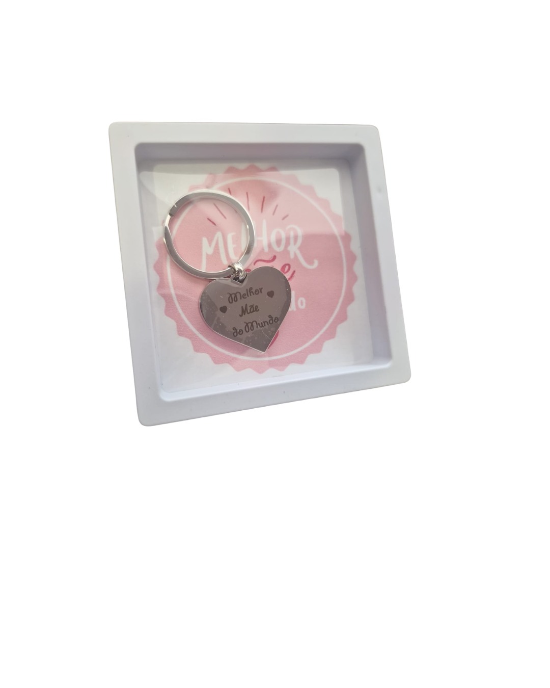 Porta Chaves em aço inoxidável 