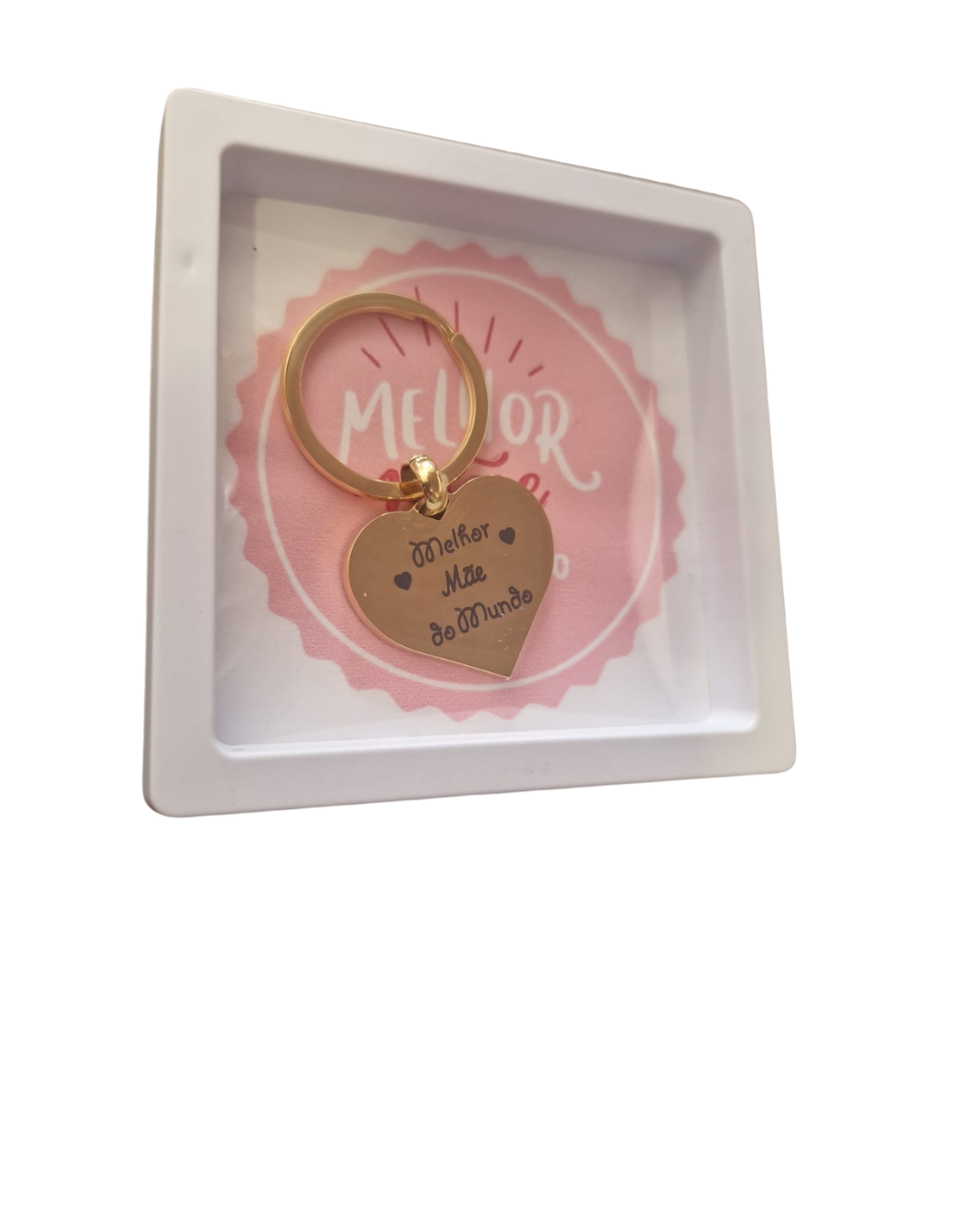 Porta Chaves em aço inoxidável 