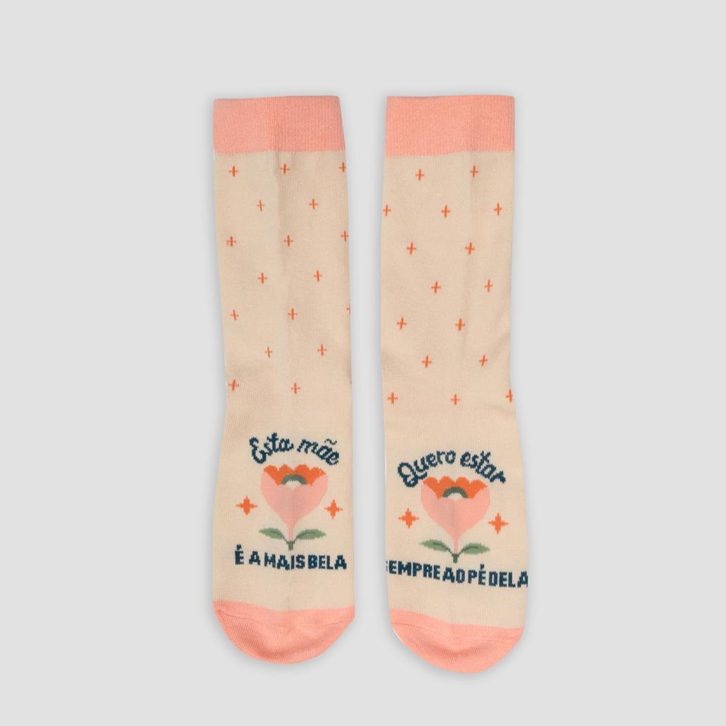 Meias 35-38 - Esta mãe é a mais bela, quero estar sempre ao pé dela