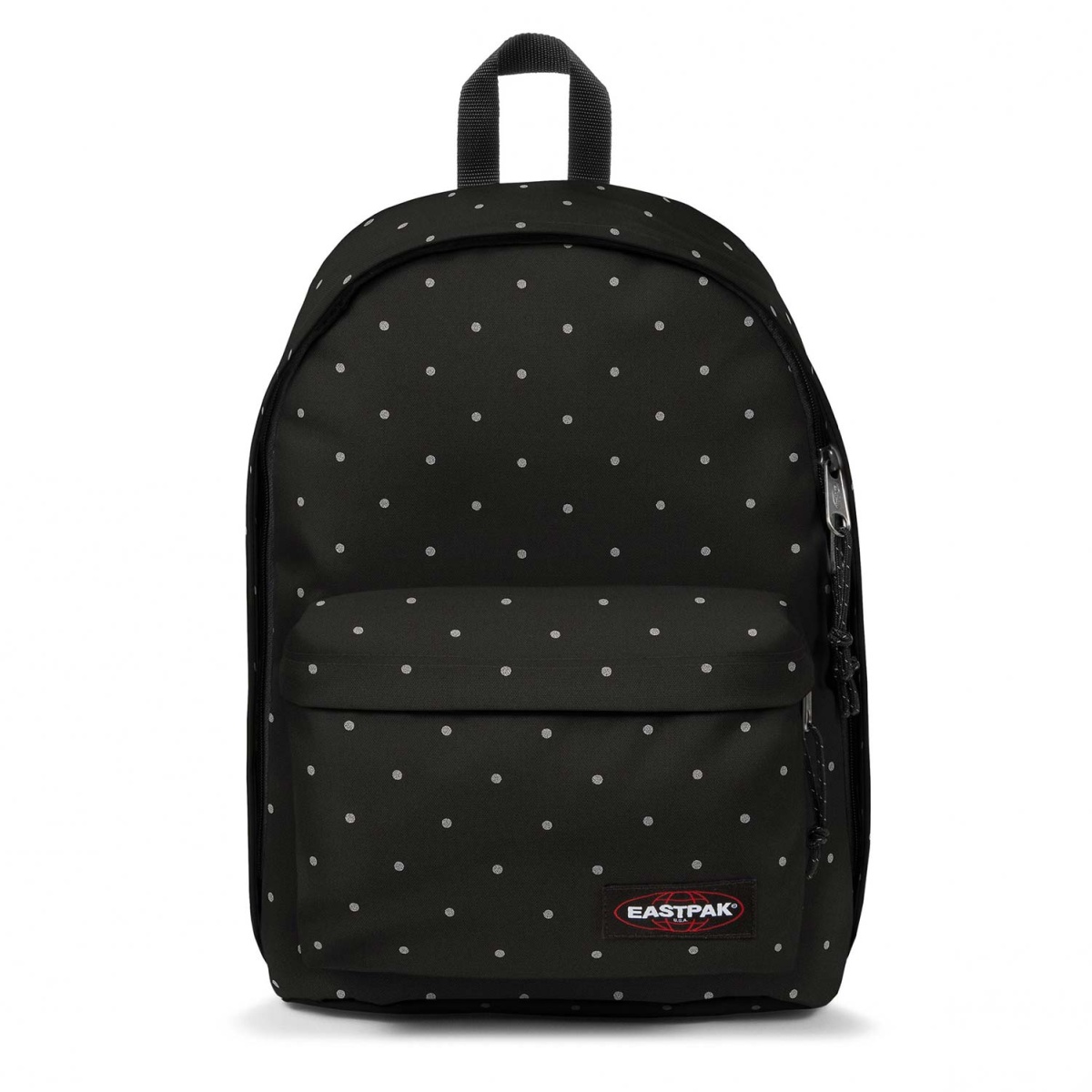 Mochila EASTPAK Out Of Office Dots Black Silver 44x29,5x22cm