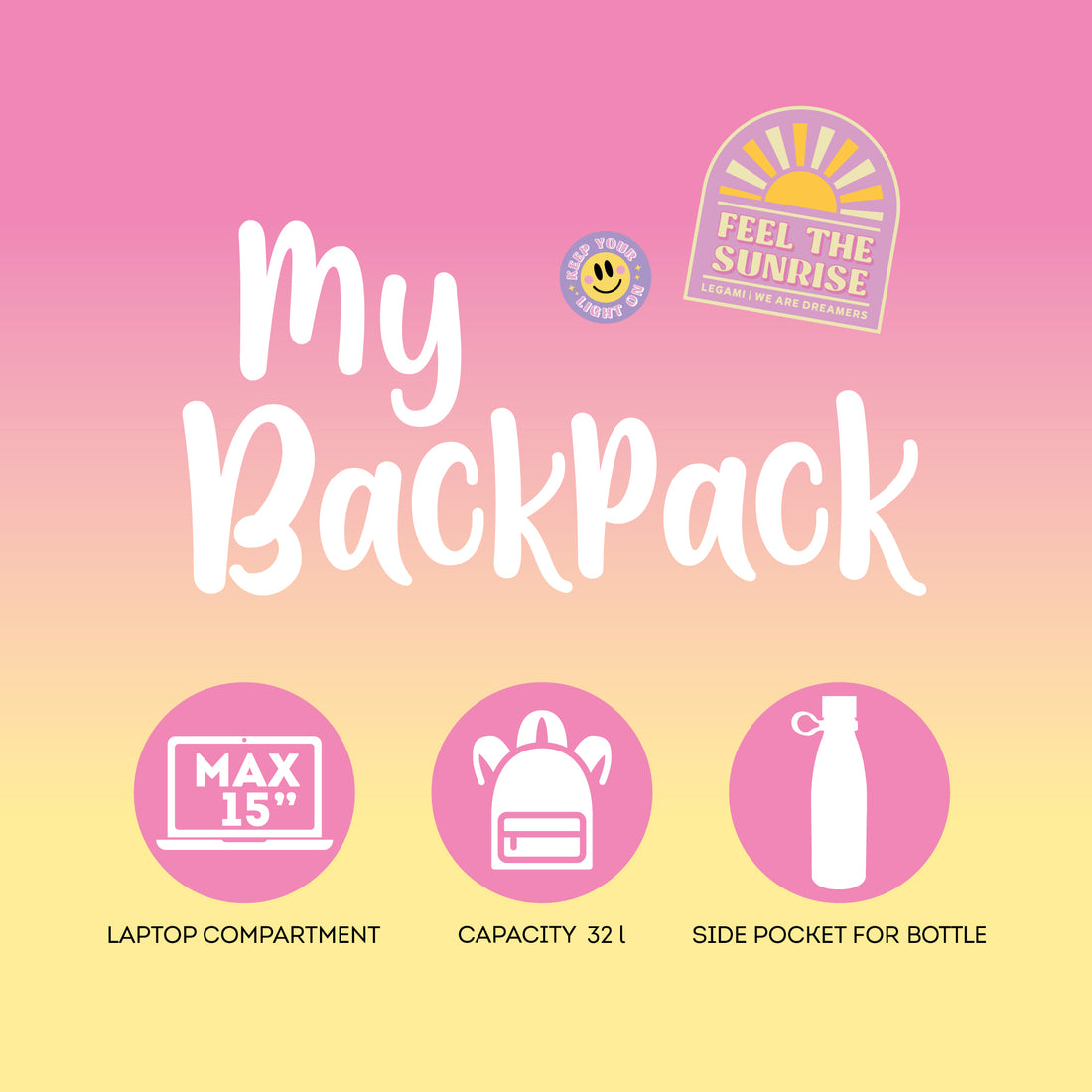 Mochila Legami - Sunrise Lover Legami