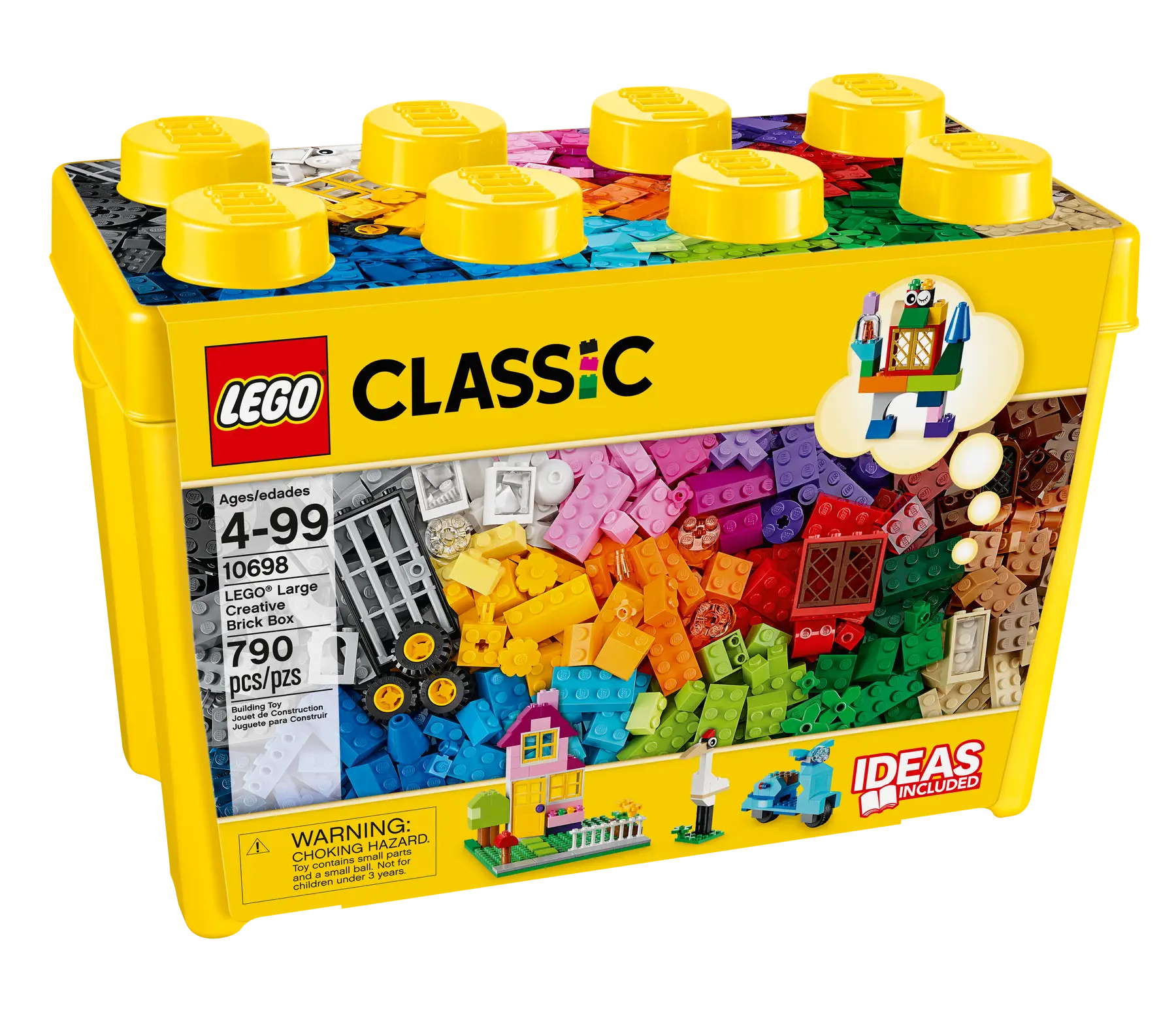 LEGO Classic: Caixa Grande de Peas Criativas LEGO | Idades 4-99 | 790 Peas | Item 10698