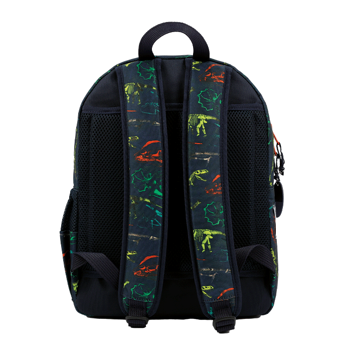 Mochila Prince Dino Crew + Estojo Triple + Lancheira Yummg