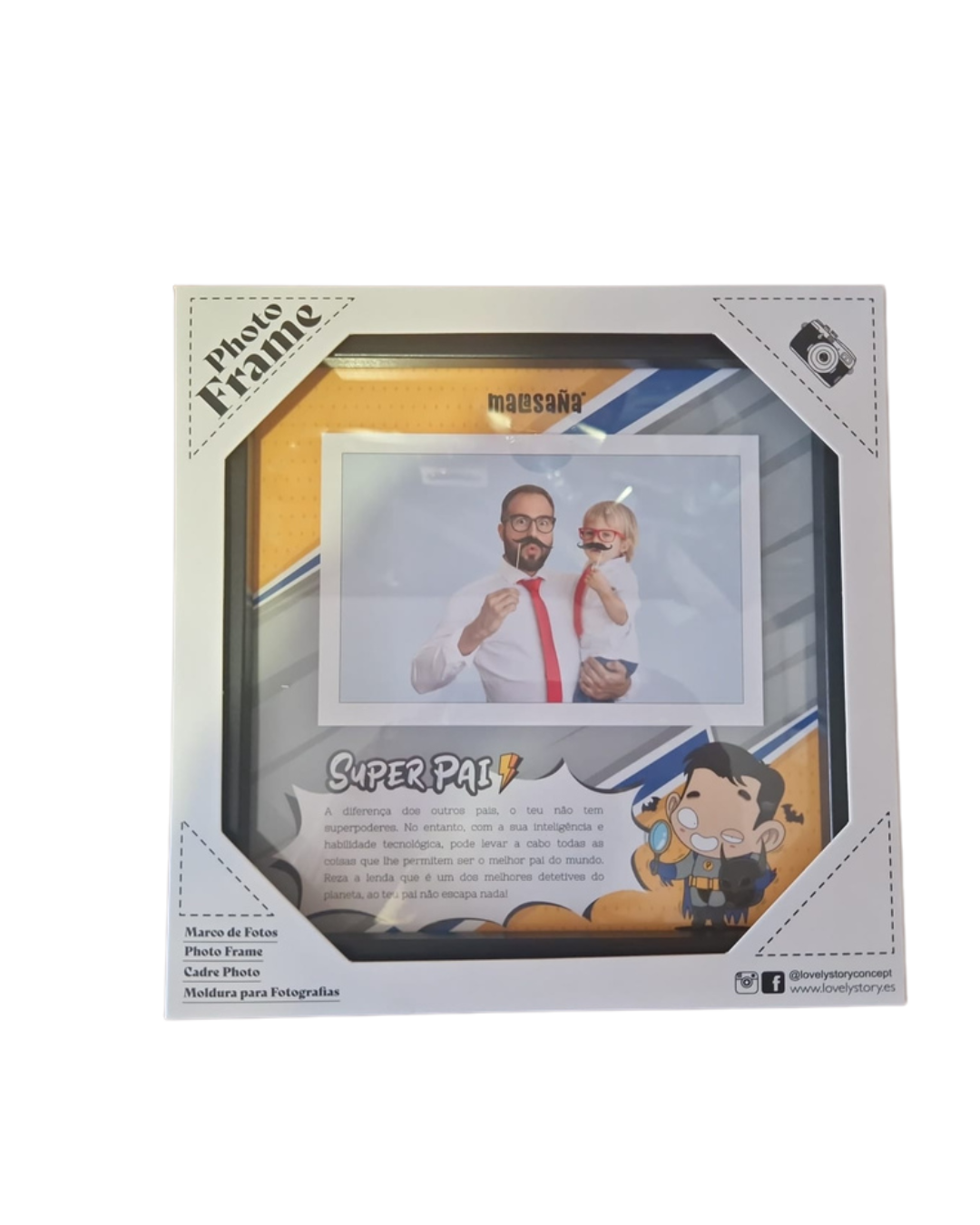 Porta Fotos "Super Pai"