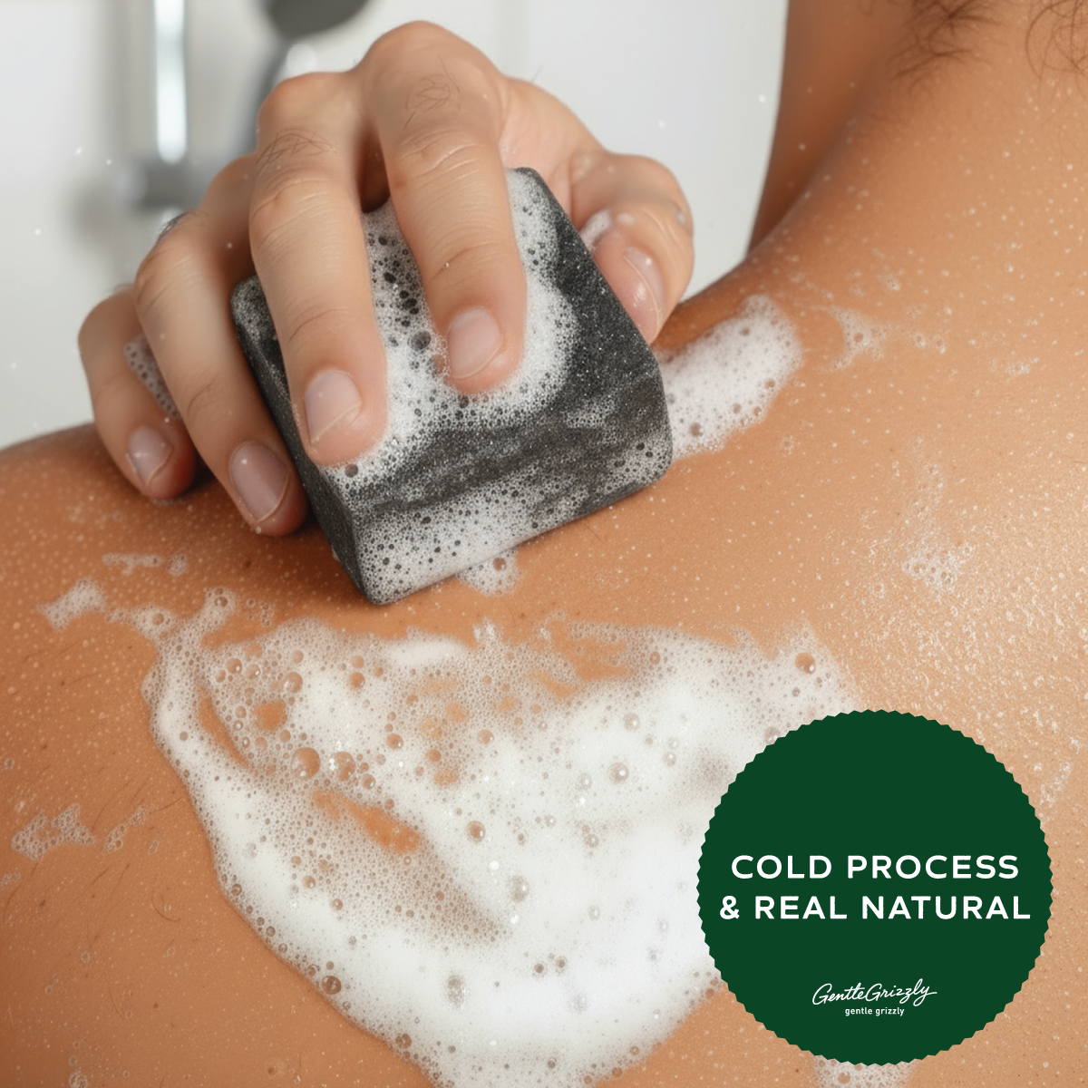 6x Gentle Grizzly Soap Bar: Tar and Timber