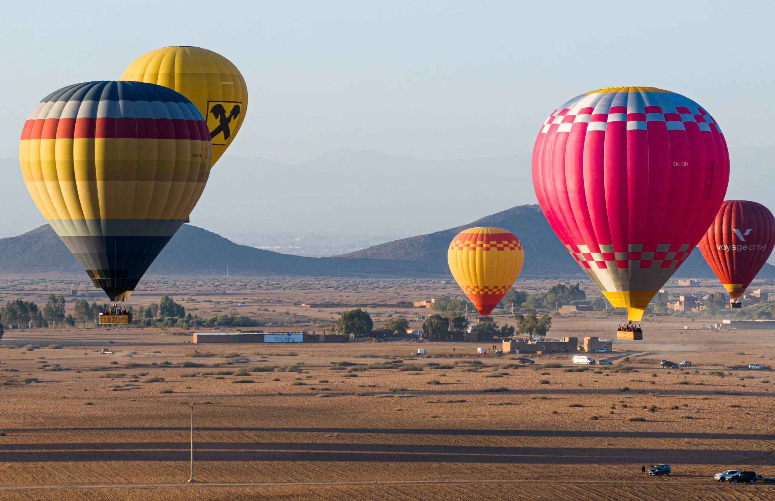 Hot air balloon in Agadir