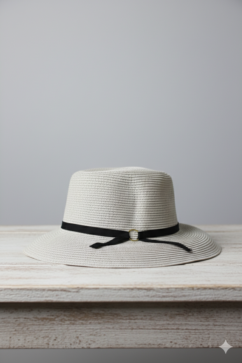 Chapeau en paille élégante