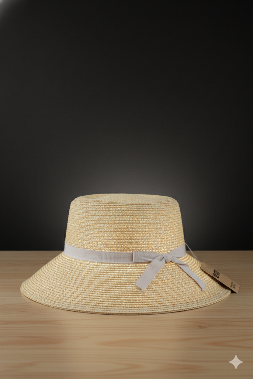 Chapeau en paille élégant