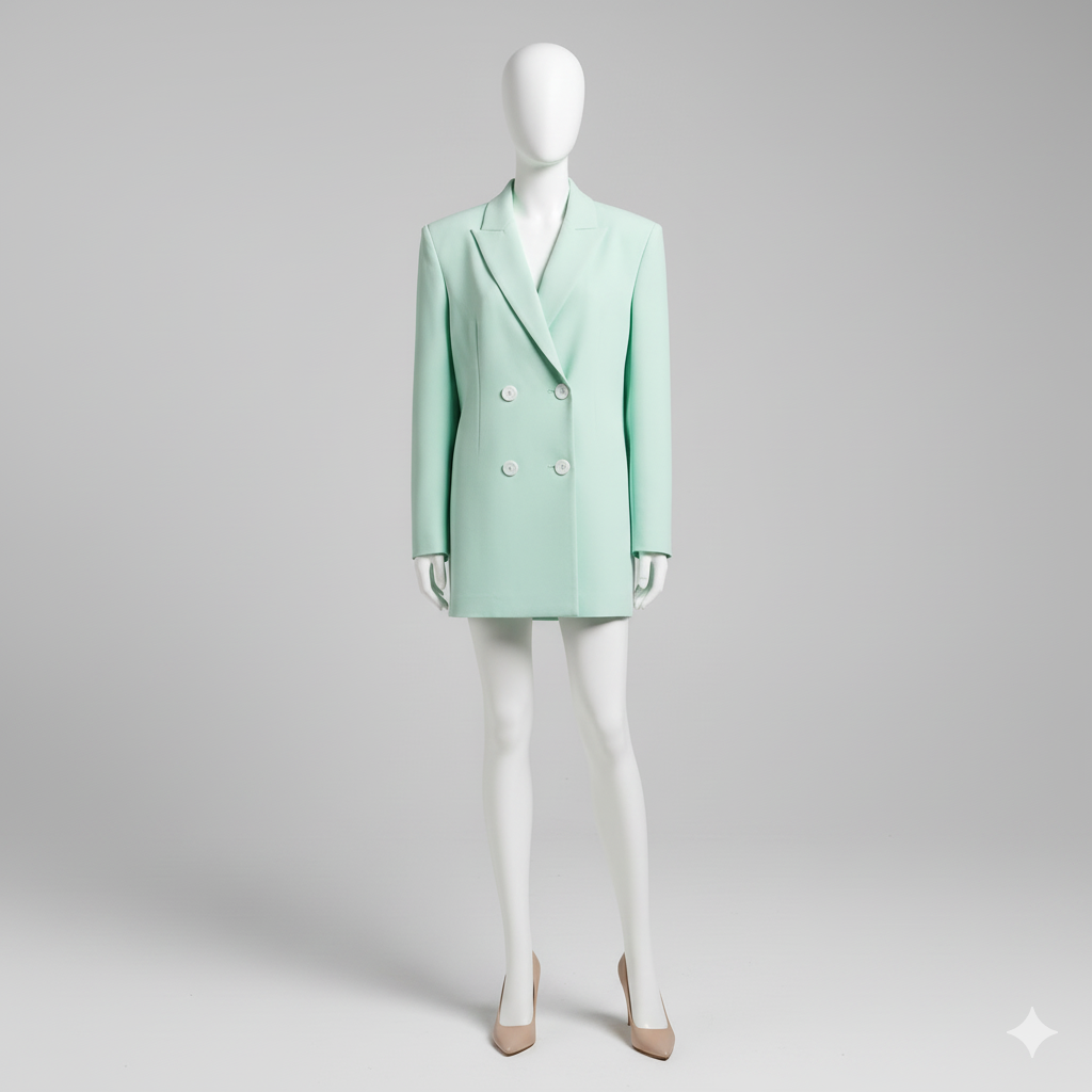 Veste blazer vert menthe