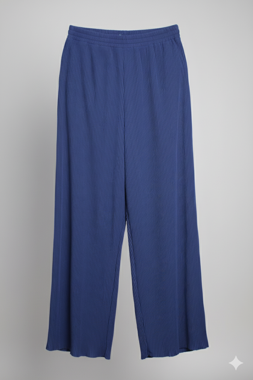 Pantalon ample bleu