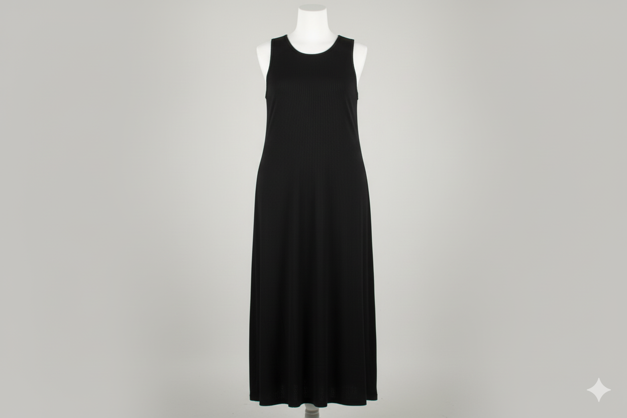 Robe longue noire