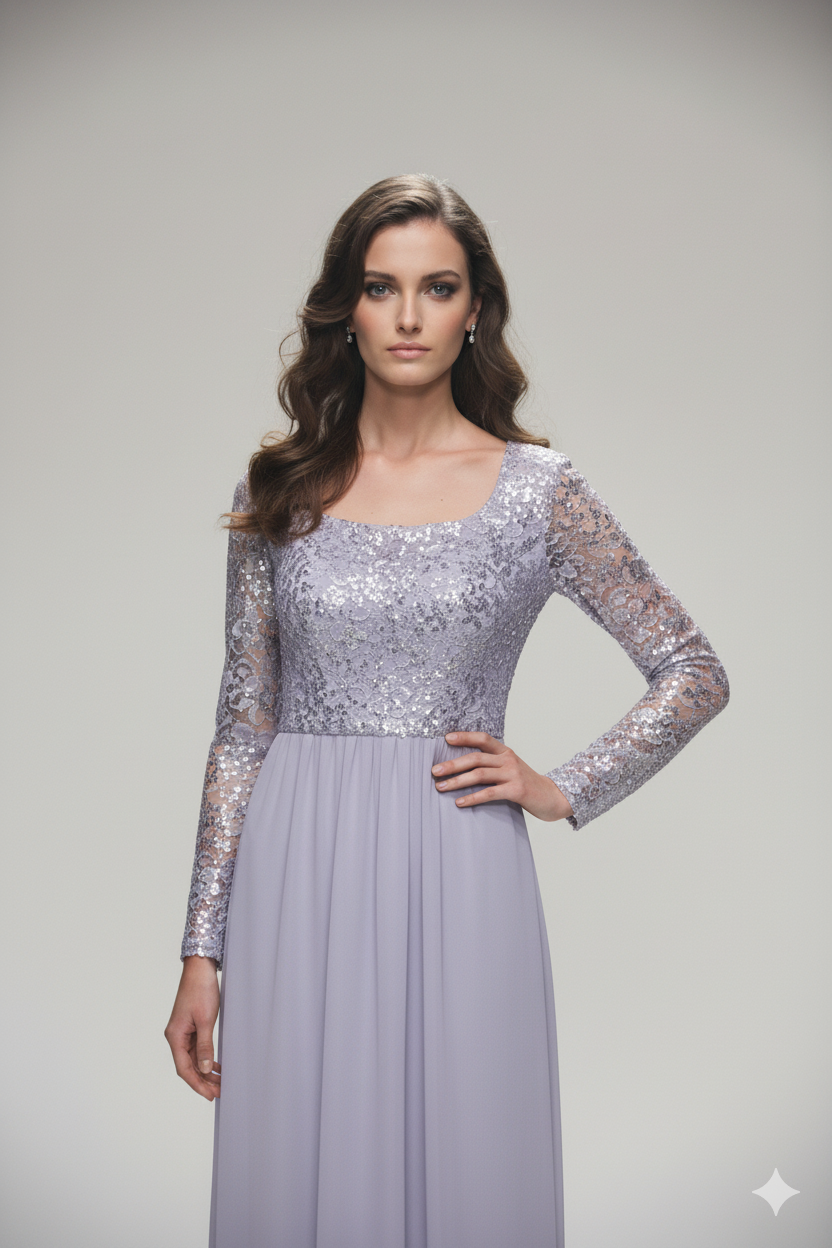 Robe élégante à paillettes