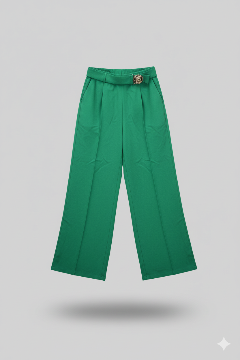 Pantalon vert élégant