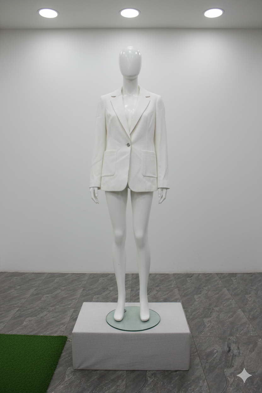 Veste blazer blanche femme