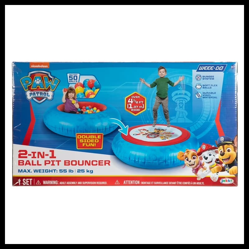 Saltador y piscina de pelotas 2-en-1