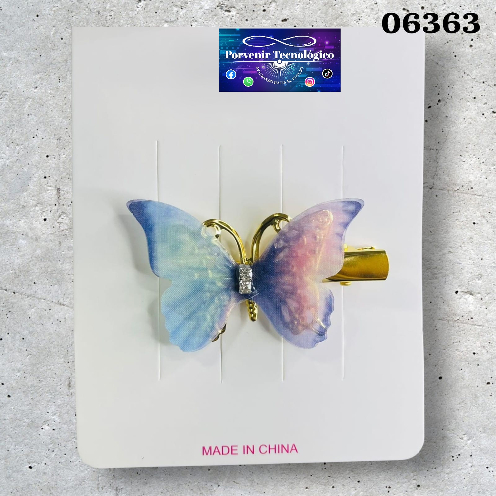 Broche mariposa - 06363