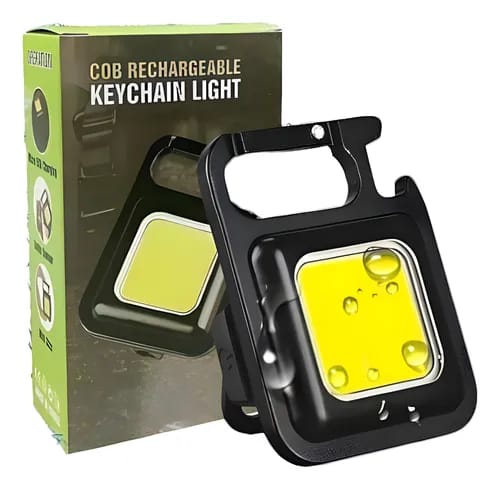 Luz de llavero recargable COB