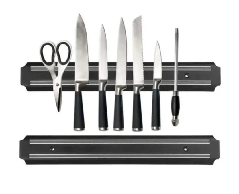 Juego de cuchillos de cocina con barra magnética