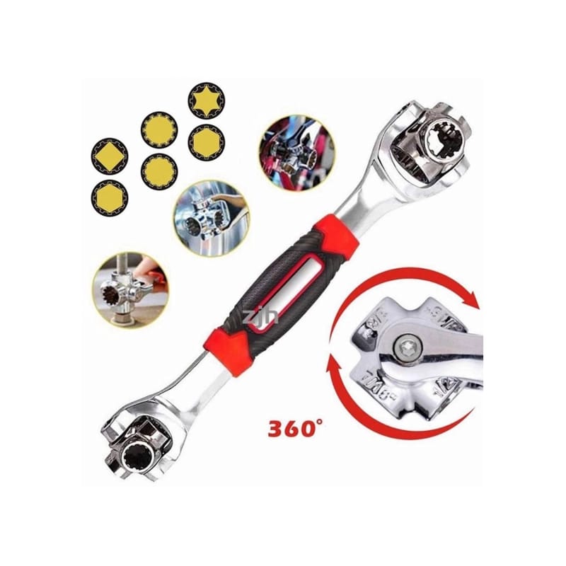 Llave multifuncional 360°