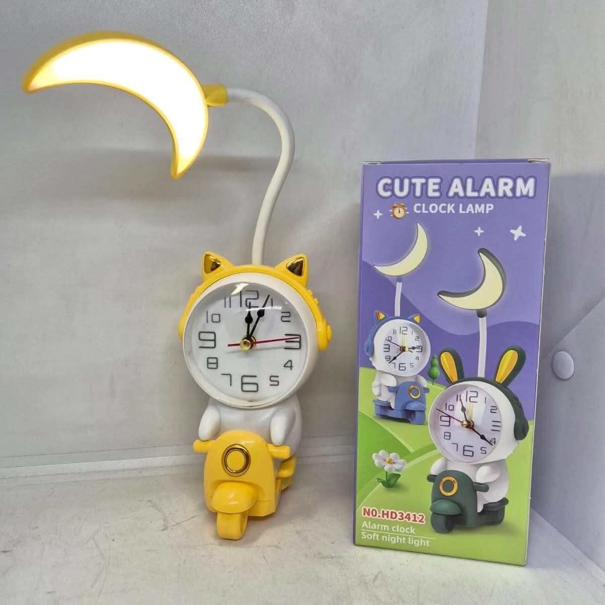 Reloj despertador con lámpara