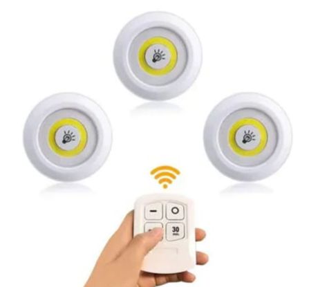 Set 3 focos con control